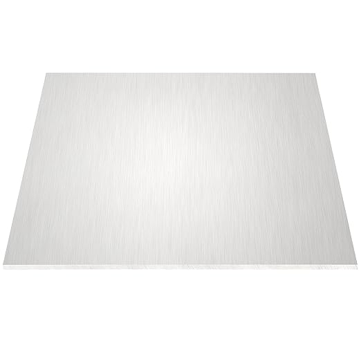 6061 Aluminum Sheet 12 x 12 x 1/4 Inch, Multifunctional Aluminum Plate, Heavy Duty Metal Aluminum Sheet for Car, Elevator, Construction, Mechanical Workshop, Aviation