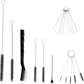 17pcs Multi-Purpose Spray Gun Cleaning Kit,Nylon Brushes Paint Gun Cleaning Kit Airbrush Cleaning Brushes & Needles for Clean Airbrush Nozzles,Tattoo Equipment (21)