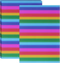 PATIKIL 11.7x8.3" Hot Stamping Foil Paper Sheet, 20 Sheets A4 Heat Transfer Hot Stamping Paper Foil for Leather DIY Logo Decor Craft Gift Package Scrapbook Card, Horizontal Colorful
