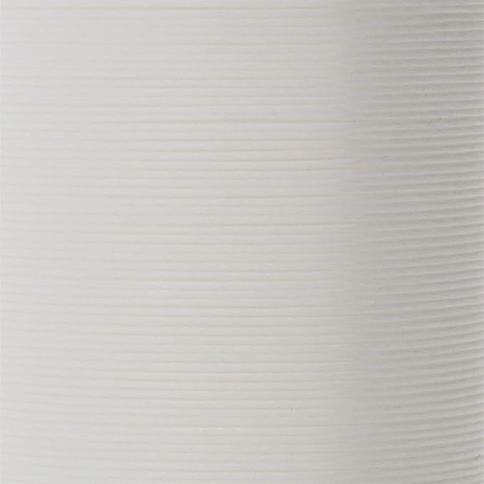 KO Thread, Nylon Beading Thread, White Color, Japanese Pre-Waxed 100% Nylon, 440TEX, Tangle Resistant Knotting Cord, 300 meter/330 Yard per Spool - Use for Seed Bead Projects, Loom Work, Bead Weaving