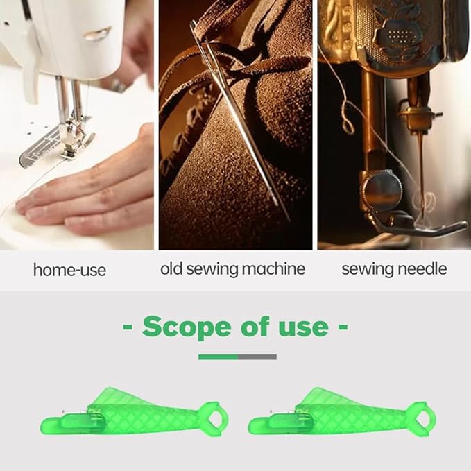 Automatic Sewing Needle Threader, Fish Type Sewing Machine Needle Threader, Simple Hand Sewing Needle Sewing Tool Set for Sewing Supplies (10 pcs)
