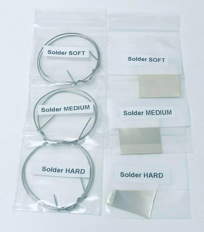 Soldering Kit for Jewelry Making Handy Flux 3rd Hand Base Fiber Grip Tweezers Silver Wire and Sheet Ceramic Board Soldering Pick
