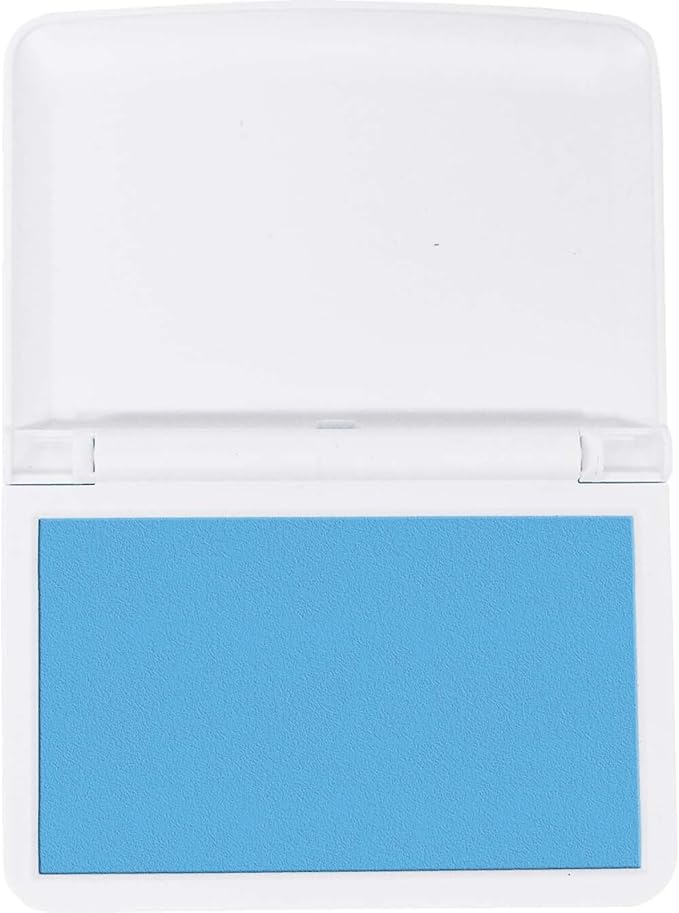 COLOP Make Series, Ink Stamp Pads, with Non-Toxic Premium Ink, Water-Based Acid-Free (Calm Blue, Make 1-1-15/16" x 3-1/2")