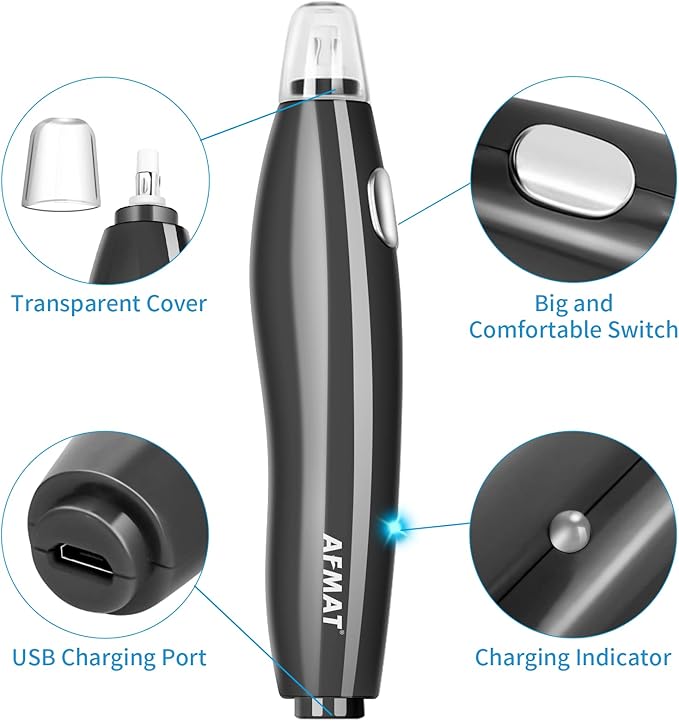 AFMAT Electric Eraser for Drawing,140 Erasers Refills, Rechargeable Electric Eraser for Artists, Rechargeable Battery Operated Pencil Erasers Kit for Drafting, Painting, Sketching, Architectural Plans
