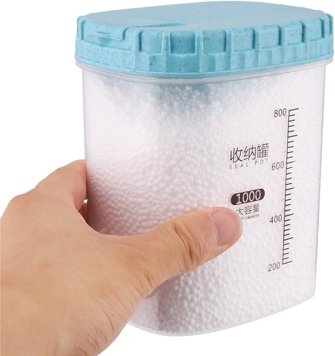 DECORA 80000 Pieces Mini Foam Balls for DIY and Slime Supplies White Foam Beads 2-3mm for Art Homemade Slime, Wedding and Party Decorations