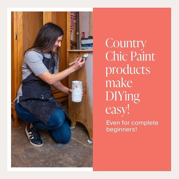 Clear Coat Pint (16oz) - Eco-Friendly Clear Satin Sheen Top Coat for Chalk Style Wood Furniture Paint, Non-Yellowing Waterproof Finish, Easy Application