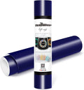 TECKWRAP Matte Navy Blue Adhesive Vinyl Roll 12" x 10ft Matte Blue Permanent Vinyl for Decals, Signs, Scrapbooking, DIY Home Decor, Indoor & Outdoor Use