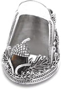 Open Nail Acorn Thimble, Thimbles for Hand Sewing, Metal Thumb Thimble Shield Accessories, Sewing Thimble Finger Protector for Needlework, Hand Embroidery Craft-1pcs