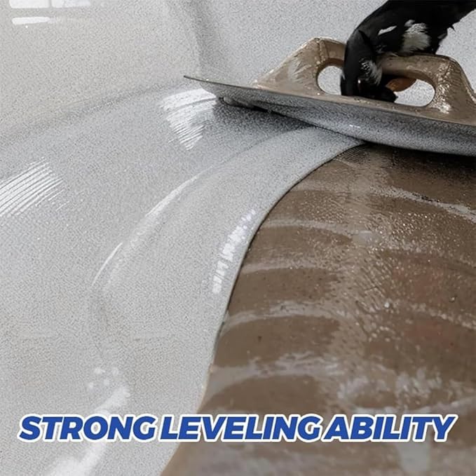 Louis Forest Epoxy Floor Paint, High-Gloss Marble Effect Epoxy Floor Coating (Blue-A,1pcs)