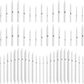 FEBSNOW 108 Pcs Blending Stumps and Tortillions, Paper Art Blenders, Art Pencils, Drawing Pencils for Student Artist Charcoal Sketch Drawing Tools, Sketch Supplies