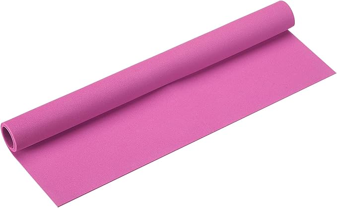 MECCANIXITY Foam Sheets Crafts 19x19 Inch 1mm EVA Craft Foam Paper Foam Sheets for Crafts Projects DIY Cosplay Modeling, Rose Red