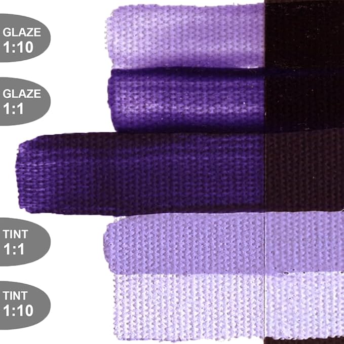 OPEN Slow-Drying Acrylics by GOLDEN, Ultramarine Violet, 2 fl oz. tube, Professional Acrylic Paint, Semi-Transparent