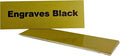 Blank Metal Plates for Laser Engraving - 4 Pack | Aluminum Sheets 0.020" Thick | CO2, Diode, Fiber Laser Compatible | Multiple Sizes & Colors (Gold (engraves black), 1.5x3 inch)