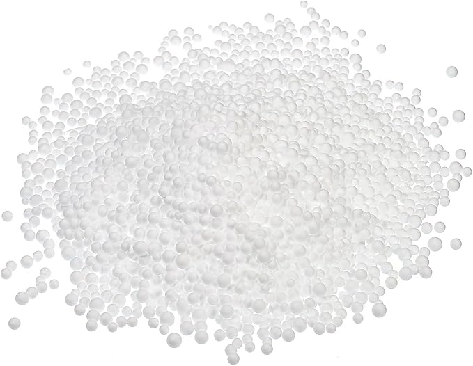 MECCANIXITY Foam Beads Foam Balls 4-6mm for Wedding and Party Decorations, Tiny Packing Balls, Arts DIY Crafts Supplies (White,1 Pack Approx 5000pcs)