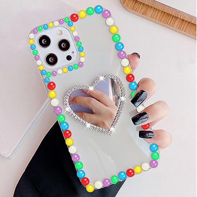 3090 Pcs 4 Sheets Pearl Rhinestone Stickers 3/4/5/6 mm Self Adhesive Craft Rhinestones Gems for Face Eyes Makeup Hair Body (Color_pearl-3/4/5/6mm)