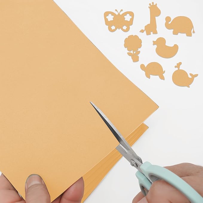 MEARCOOH Self Adhesive Foam Sheets, Khika 9x12 Inch 2mm Sticky Eva Foam Paper for Crafts Cardmaking Photo Frames Classroom Scrapbooking Christmas Crafts (Khika 10 Sheets)