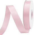 Lt Pink Satin Ribbon 7/8" X 50 Yards Solid Color Double Faced Ribbons Perfect for Crafts Wedding Decor Bow Making Arts Sewing and More