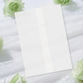60 Pack Pre-Folded Vellum Jackets for 4.5x6.25 Invitations, Translucent Vellum Paper 4.5x6.25 Jackets, 100GSM Wedding Invitations Wraps, Envelope Liners for Birthdays, Baby Showers