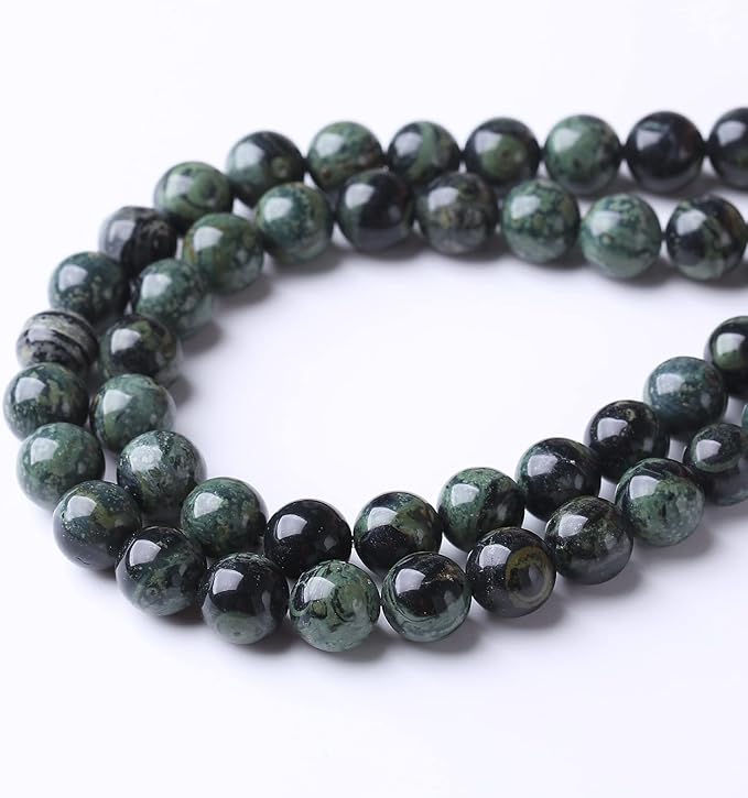 32PCS 12MM Blue Jasper Beads Stone Beads Energy Healing Beads for DIY Jewelry Bracelet Necklace Making for Jewelry Making15Inch
