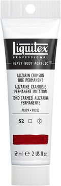 Liquitex Professional Heavy Body Acrylic Paint, 2-oz (59ml) Tube, Alizarin Crimson Hue Permanent