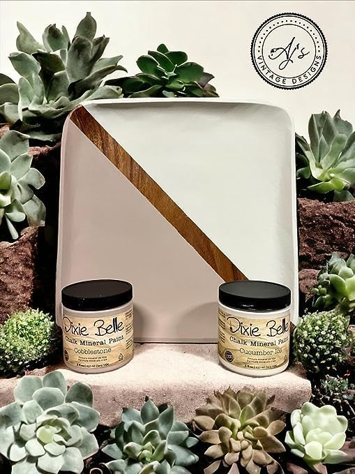 Dixie Belle Paint Company Chalk Finish Furniture Paint - Cobblestone (16oz) - Matte Weathered Stone Chic Chalk Mineral DIY Furniture Paint