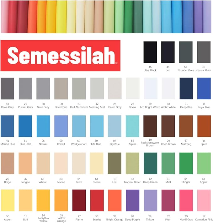 Seamless Photography Background Paper Roll, Blue Photo Paper Backdrop for Photography, Video and Streaming (Flame, 53" x16')