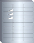 1" x 2-5/8" Address Labels- Matte Silver Mailing Labels Stickers for Laser/Inkjet Printer-Permanent Adhesive Stickers