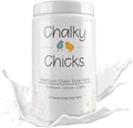 Chalky Chicks All-in-One Chalk Paint for Furniture or Cabinet - 32 Fl Oz - Matte Finish CottonTail White for Metal, Wood Furniture Paint - No Sanding All-in-One for Home Decor & Crafts, USA Made