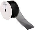 ITIsparkle 11/2" Inch Organza Ribbon 25 Yards-Roll Set for Gift Wrapping Cake Decoration Party Favor Hair Braids Hair Bow Baby Shower Decoration Floral Arrangement Craft Supplies Sheer Ribbon, Black