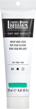 Liquitex Professional Heavy Body Acrylic Paint, 4.65-oz (138ml) Tube, Bright Aqua Green