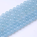 90PCS 4MM Cyanihalite Beads Round Loose Stone Beads for Jewelry DIY Energy Stone Healing Power Bracelet 15"