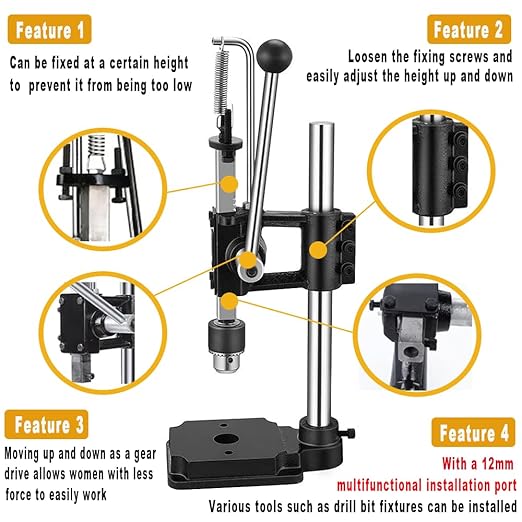 Leather Hole Puncher Hand Punching Machine Manual Press Puncher Punch Tools for DIY Craft