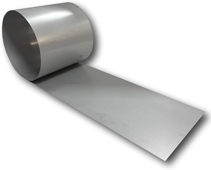Eagle 1-24 Gauge KYNAR 500 Sheet Metal Flashing Rolls-10 FT Long-Heavy Duty-Commercial Grade-Roofing Flashing, Fascia Cover, Coping Cap-Multiple Sizes (36" x 10 FT, Paintable Steel)