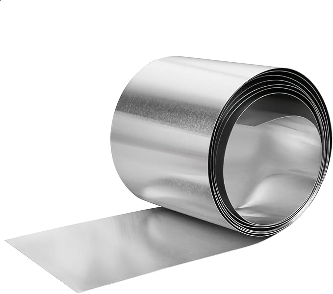 Aluminum Flashing Roll，Aluminum Sheet Roll 3500x150x0.2mm(LxWxT) Applicable to Various House Repair and DIY Projects
