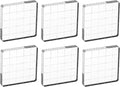 PATIKIL 2"x2" Acrylic Stamp Block, 6Pcs Clear Stamping Block with Grid Lines Decorative Mounting Blocks Square for Scrapbooking DIY Crafts Card Making