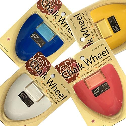 YEQIN Chalk Wheel Fabric Marker Tailor's Chalk DIY Sewing Parts (Red)