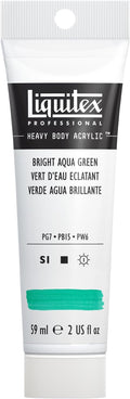 Liquitex Professional Heavy Body Acrylic Paint, 2-oz (59ml) Tube, Bright Aqua Green