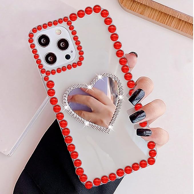 3090 Pcs 4 Sheets Rhinestone Stickers 3/4/5/6 mm Self Adhesive Craft Rhinestones Gems for Face Eyes Makeup Hair Body (Red-3/4/5/6mm)