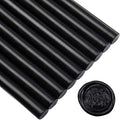Black Large Sealing Wax Sticks for Hot Melting Glue Gun - Pack of 12 - Homemade Wax Seals for Thanks Card Envelope, Event Party Invitation, Hallowen Decors