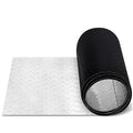 1pcs Diamond Plate Sheet Metal Heavy Duty Tread Aluminum Sheet Diamond Tread Plate for Wall Covering, Cargo Trailer, RV and More (12'' X 120'' X 0.06'',Black)