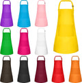 12 Pack Kids Apron bulk with 2 Pockets Adjustable Chef Art Apron Kids Painting Aprons for Cooking Baking Painting Crafting Grilling Activity（12 Color）