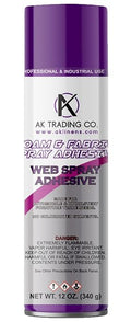 AK TRADING CO. Professional Quality General Multipurpose Spray Adhesive, 12-Ounce for Acoustic Panels & Craft Upholstery Foam Adhesive & Fabric Glue