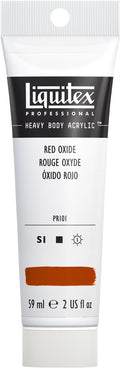 Liquitex Professional Heavy Body Acrylic Paint, 2-oz (59ml) Tube, Red Oxide
