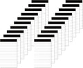 20 Pack Small Notepad, 3 x 5 Inch Ultra Quality Note Pads, Server Lined Papers and Desk Notepads for Office Supplies, Writing and Memo pads 30 Sheets Each