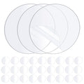 30PCS Heavy Duty Double Sided Adhesive Mounting Circle Tape- Waterproof,Strong Adhesion,Clear, High Strength,No Residue Removability for Hanging,Wall Mounting, Home Decor,Adhesive for Shower