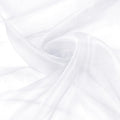 VACVELT Sheer Organza Fabric by The Yard, 60 Inch Wide White Organza Fabric Bolt Bridal Sheer Tulle Fabric, Silk Organza Fabric Roll for Wedding Party Decorations Backdrop Curtain (2 Yards)