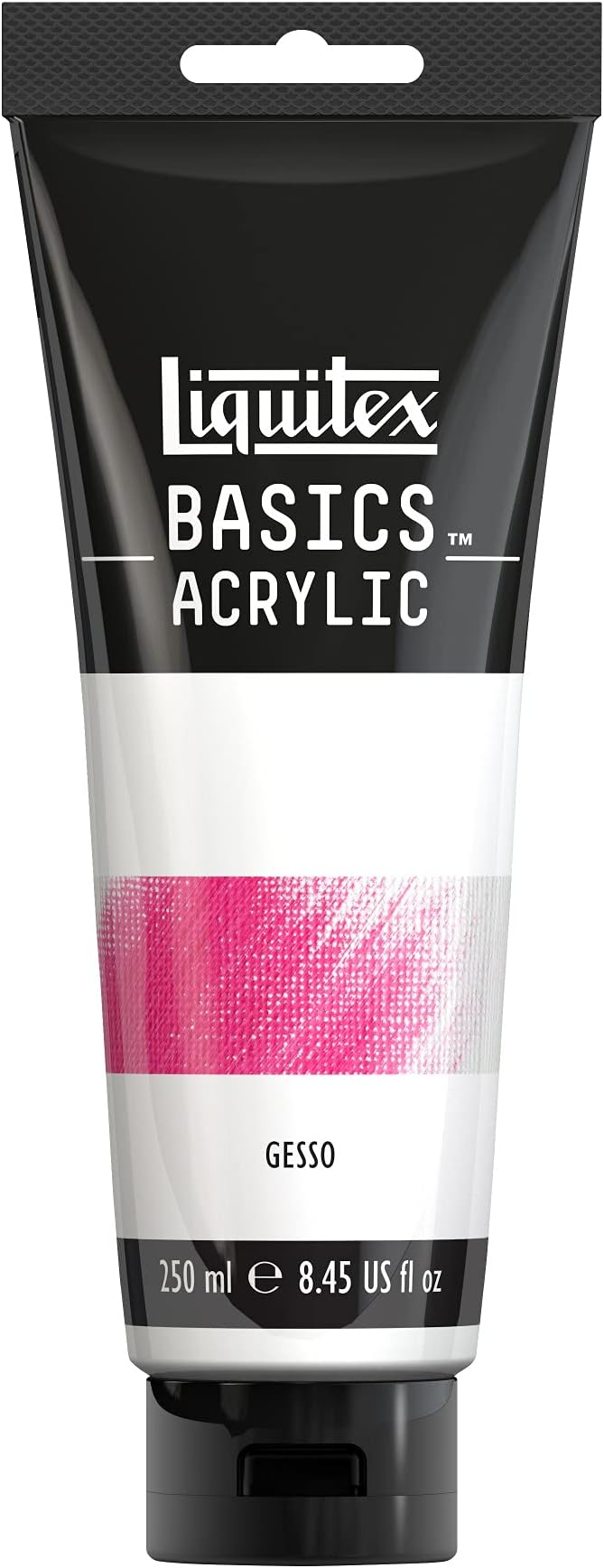 Liquitex BASICS Gesso Surface Prep Medium, 250ml (8.4-oz) Tube, White