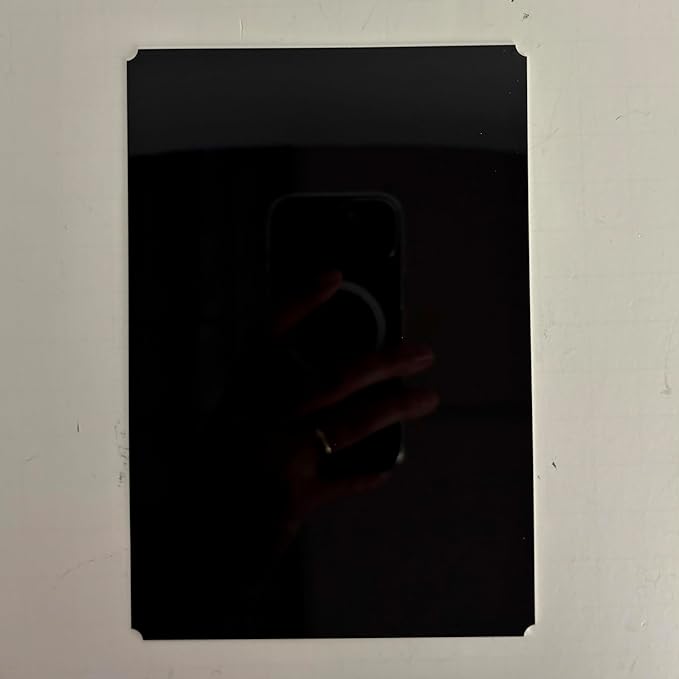 Blank Metal Plates for Laser Engraving - 4 Pack | Aluminum Sheets 0.020" Thick | CO2, Diode, Fiber Laser Compatible | Multiple Sizes & Colors (Black (engraves gold), 2x11.25 inch)
