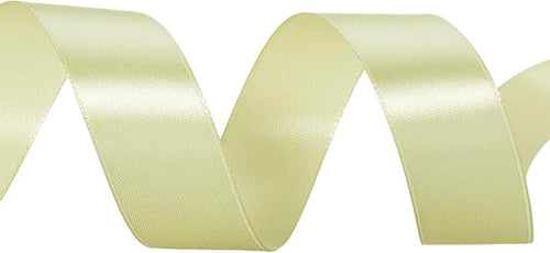 1 Inch Spring Green/Fresh Sprout Solid Satin Ribbon, 50 Yards Craft Fabric Ribbon for Gift Wrapping Floral Bouquets Wedding Party Decoration