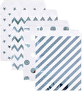 KEYYOOMY 200 Pcs Silver Candy Buffet Bags Small Cookie Bags Polka Dot Paper Treat Bag for Wedding Birthday Party (5 inch X 7 inch)